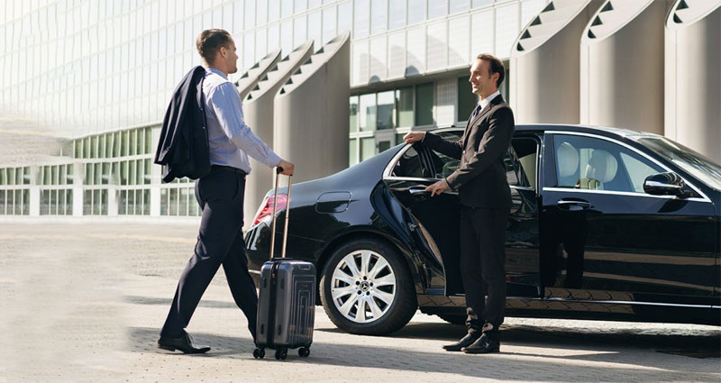 Private cars to and from the airport